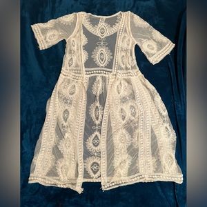 Sadie and Sage toile embroidered robe
